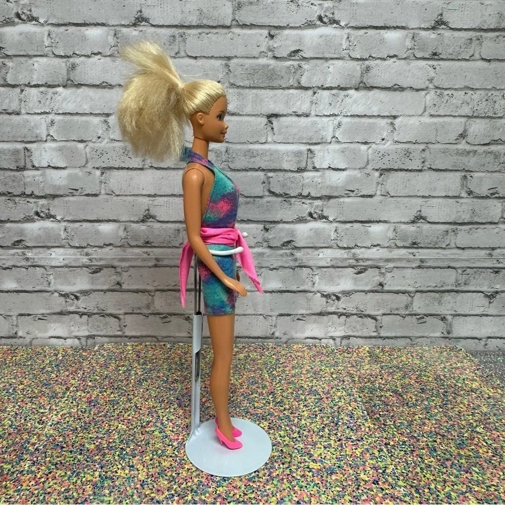 Barbie FASHION PLAY Doll 1991 Vintage Outfit Belt Shoes Blonde Hair Blue Eyes